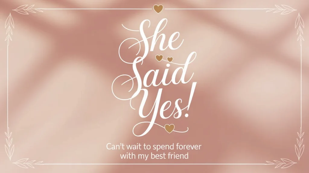 Engagement Instagram Captions for Her That Feel Real