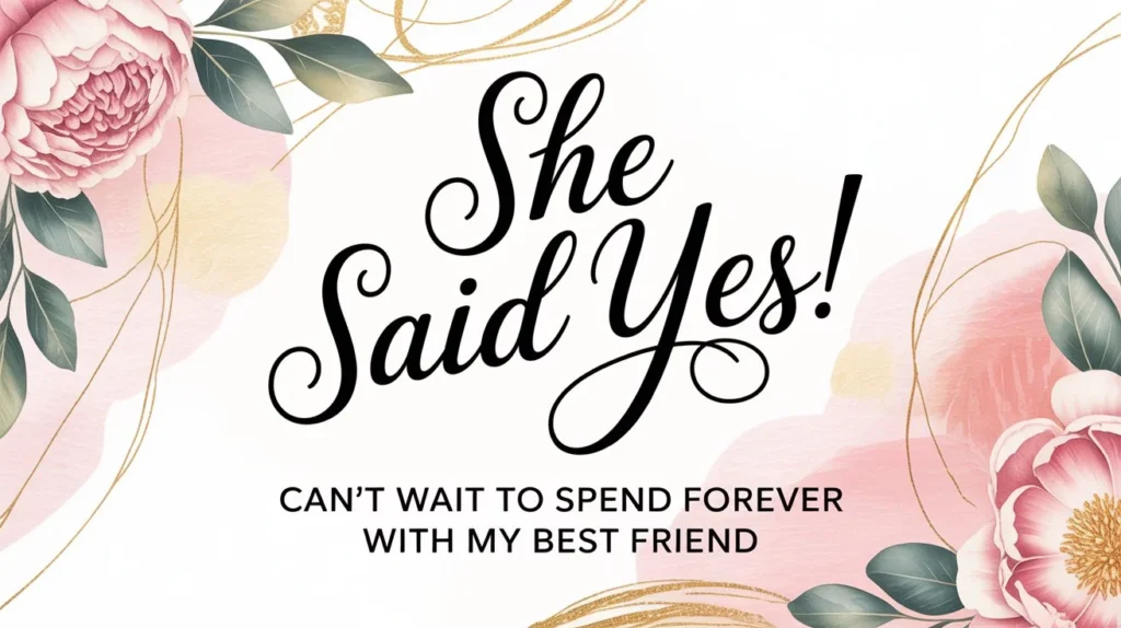 Engagement Instagram Captions for Her That Feel Real