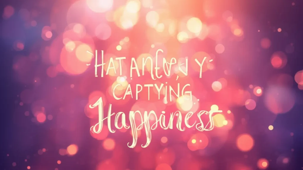 Instagram Captions on Happiness