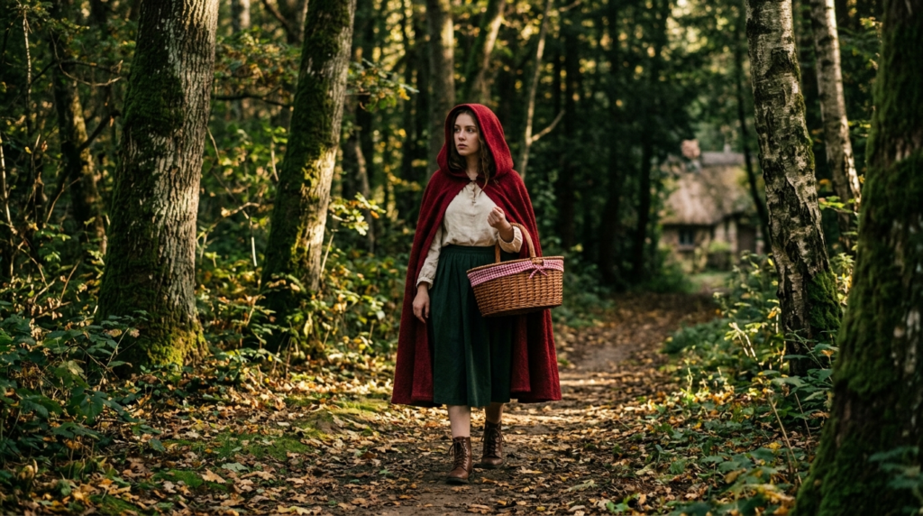 little red riding hood captions