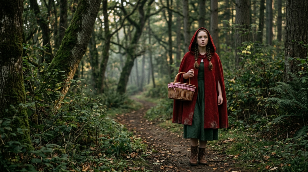little red riding hood captions