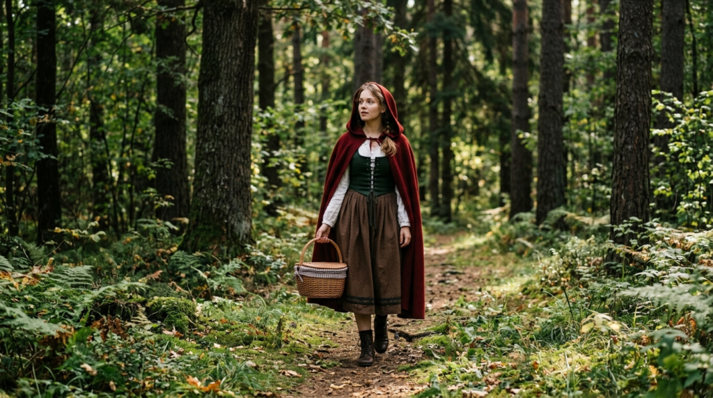 little red riding hood captions