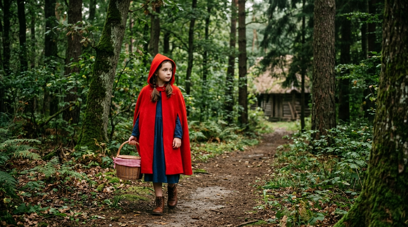little red riding hood captions