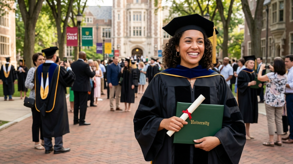 masters graduation captions