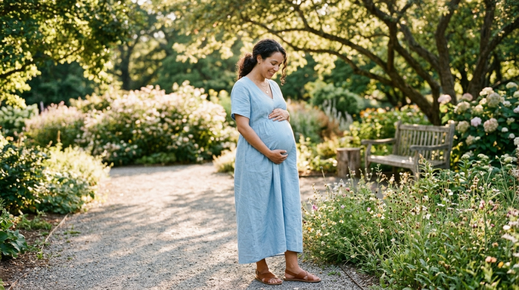 maternity picture caption