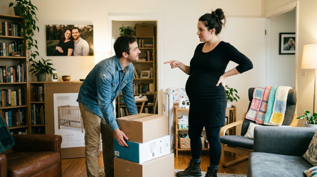 pregnant femdom caption