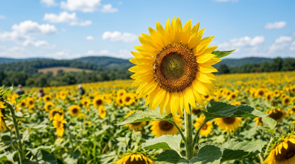 sunflower captions