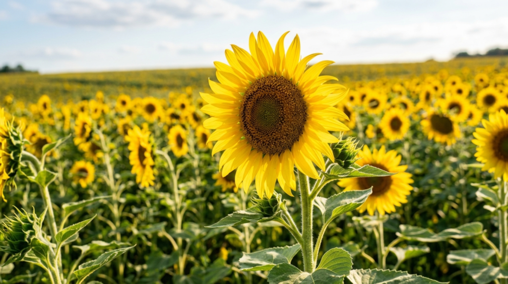 sunflower captions