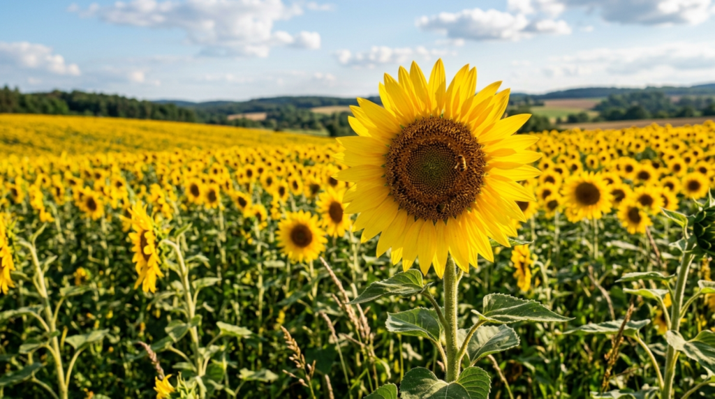 sunflower captions