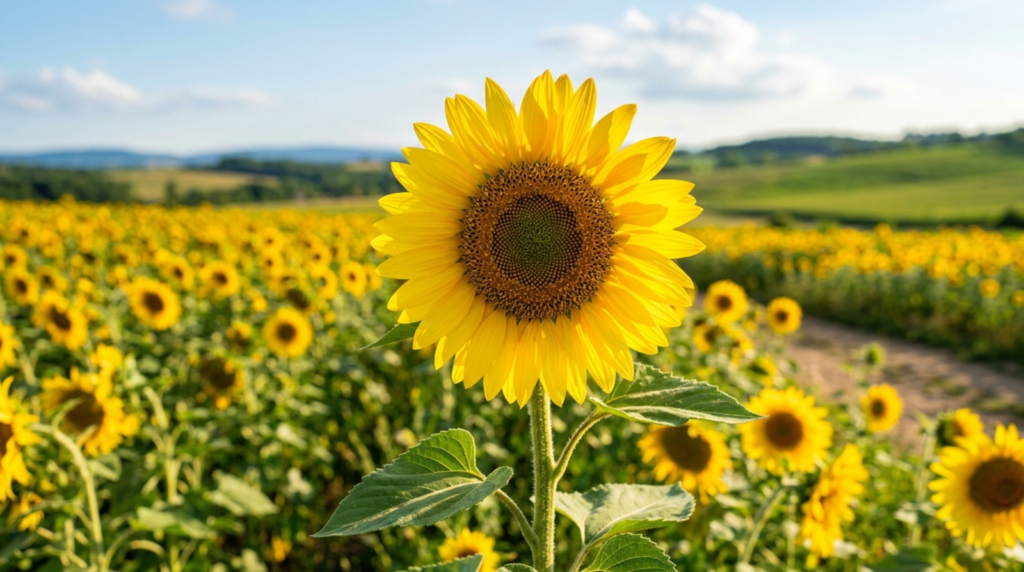 sunflower captions