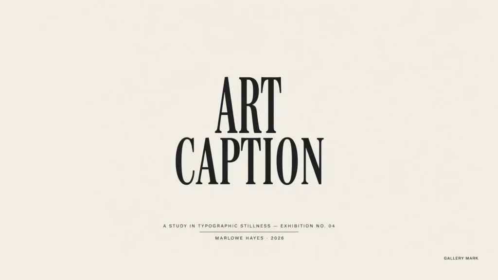 art caption