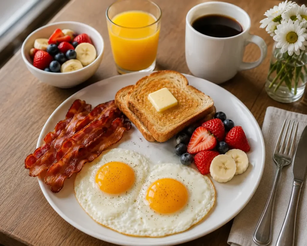 breakfast captions
