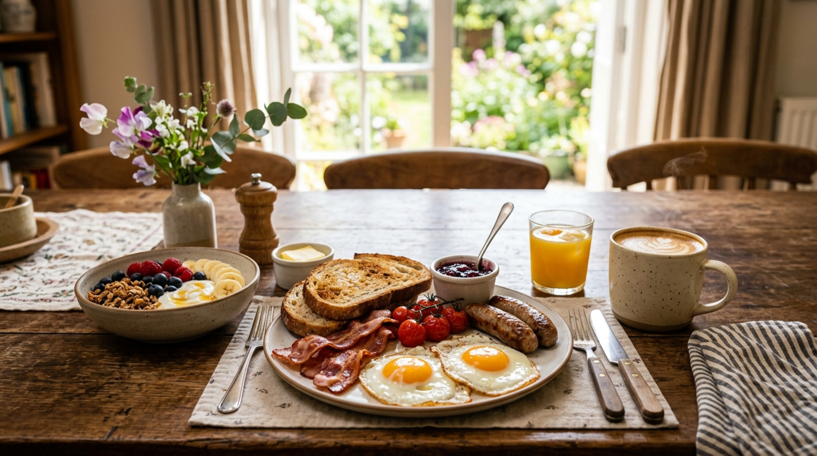 breakfast captions
