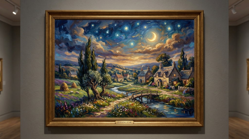 caption for a painting