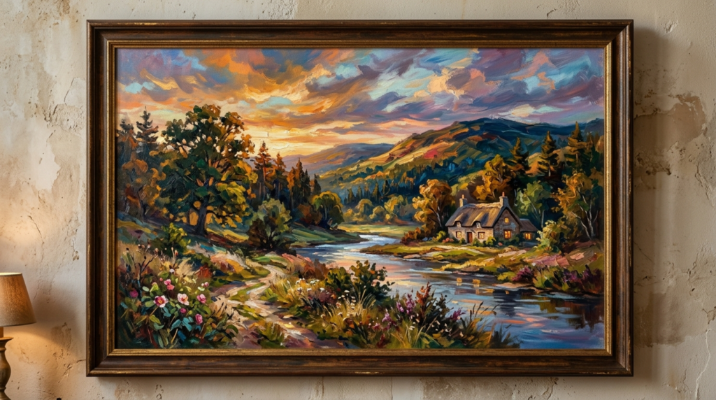 caption for a painting
