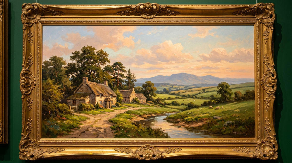 caption for a painting